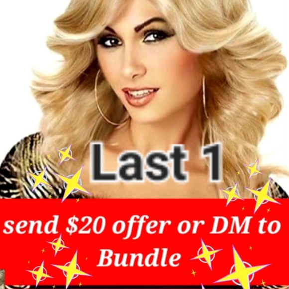 Pasion for Fashion Accessories - Farah Faucet Style Wig Blonde for Fun Fashion or halloween costume dress up